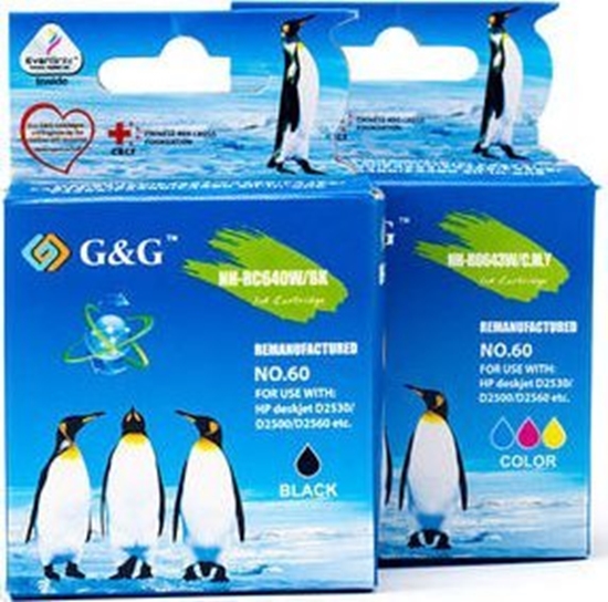 Picture of Tusz G&G G&G kompatybilny ink / tusz z CC644EE, HP 300XL, color, 18ml, ml NH-RC644C/M/Y, dla HP Deskjet D1660, Deskjet D1663, D2500, D2530,