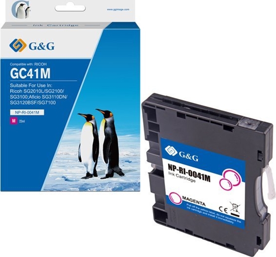 Picture of Tusz G&G kompatybilny ink / tusz z 405767, NP-RI-0041M, magenta, 600s