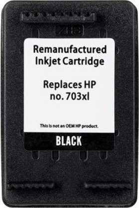 Изображение Tusz Superbulk Superbulk Tusz do drukarki HP B-H703Bk (zamiennik HP 703 CD887) Standard czarny