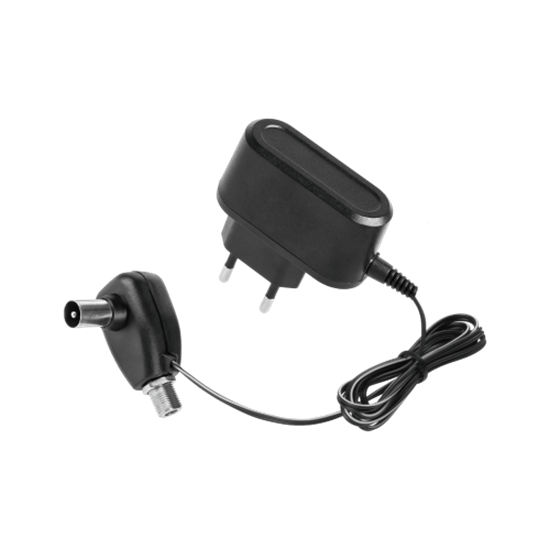Изображение TV antenas ar pastiprinātāju barošanas bloks  ar "F" ligzdu | 1.2w
