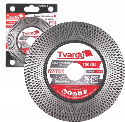 Picture of Tvardy Tarcza diamentowa do szlifowania i cicia Gresu 125x25x22.23mm (100)