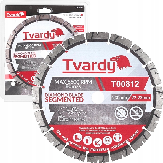 Picture of Tvardy Tarcza diamentowa Segmentowa 230x12x22.23mm (25)