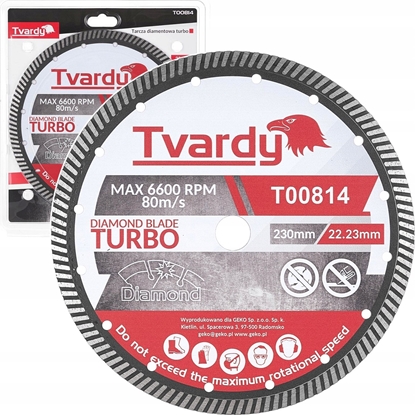 Picture of Tvardy Tarcza diamentowa Turbo 230x10x22.23mm (25)