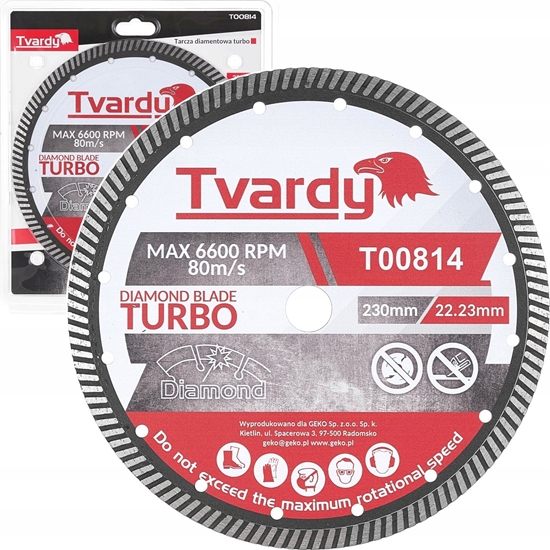 Picture of Tvardy Tarcza diamentowa Turbo 230x10x22.23mm (25)