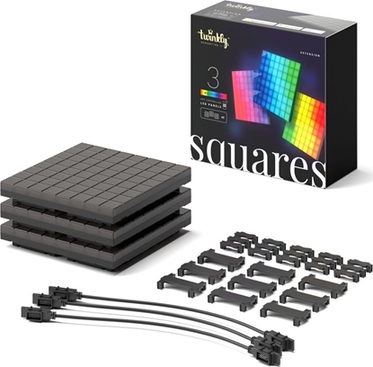 Attēls no Twinkly Squares Extension Kit 3 Blocks (extension) RGB LED moduowe panele dekoracyjne