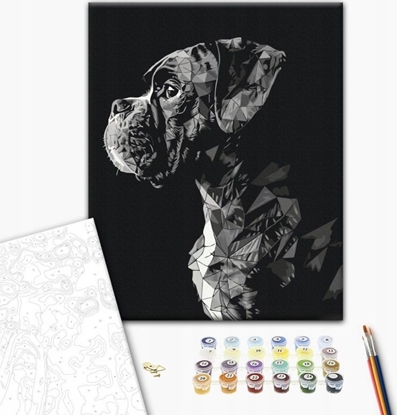 Picture of Twoje Hobby Malowanie po numerach BRUSHME, 40x50 cm, pies, 1 szt.