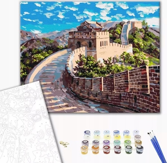 Picture of Twoje Hobby Malowanie po numerach BRUSHME, 40x50 cm, Wielki Mur Chiski, 1 szt.