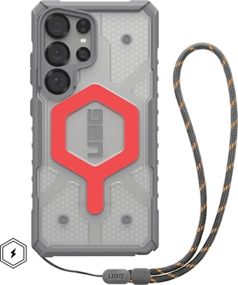 Picture of UAG Pathfinder Clear Magnet Bundle -  obudowa ochronna do Samsung Galaxy S25 Ultra 5G z wbudowanym moduem magnetycznym oraz smycz na nadgarstek do telefonu (active lava)