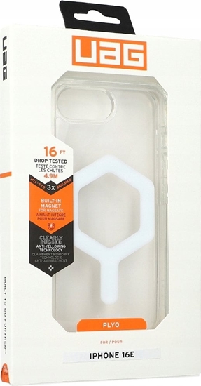Picture of UAG Plyo Magsafe - obudowa ochronna do iPhone 16e (2025) kompatybilna z MagSafe (ice/white)