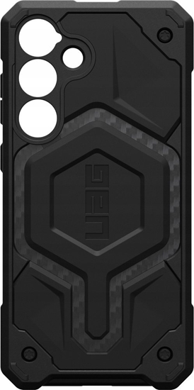 Изображение UAG Urban Armor Gear futera MONARCH PRO z wbudowanym moduem magnetycznym do SAMSUNG S25 Plus 5G carbon fiber