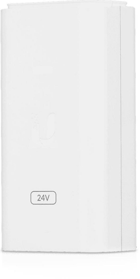 Изображение Ubiquiti Poe-24-12W-G-Wh | Zasilacz Poe | 24V, 0,5A, 12W, Gigabit