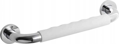 Picture of Uchwyt azienkowy prosty 30 / chrom / antypolizg. nakadka biaa