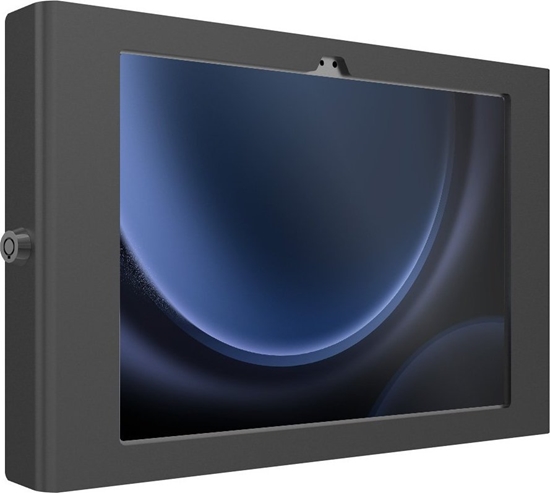 Picture of Uchwyt Compulocks Compulocks Galaxy Tab S9/S9FE 10.9" Apex Secured Enclosure Wall Mount - Gehause - tragbare, freiliegende Front-/Ruckkamera und Sensoren - fur Tablett - verriegelbar - Metallrahmen - Schwarz - Bildschirmgrosse: 22.1 cm (10.9") - auf Boden