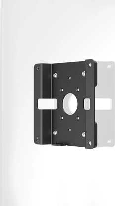 Picture of Uchwyt Compulocks Compulocks VESA Glass Mount Bracket with Security Slot - Befestigungskit (VESA-Halterung) - fur LCD-Display/Tablet - Montageschnittstelle: 100 x 100 mm - auf Glas befestigt