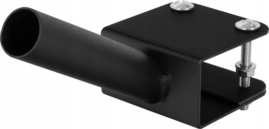 Изображение UCHWYT DO FLAGI BALKONOWY 170X70 JEDNORAMIENNY PROSTY CZARNY