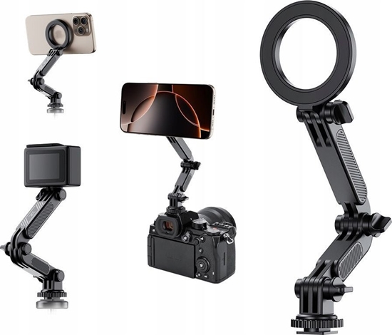 Изображение Uchwyt Magnetyczny Magnes MagSafe na 1/4'' ISO System GoPro do Telefonu / MS-CS1