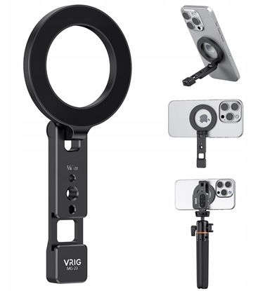 Picture of Uchwyt Mocowanie Magnetyczne Magnes Grip Na 1/4 Iso Telefon Iphone Magsafe / Mg-23