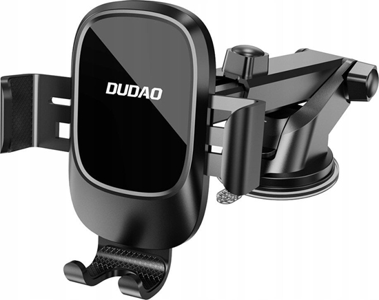 Picture of Dudao Dudao F5N+ smartphone holder with suction cup, gravity - black