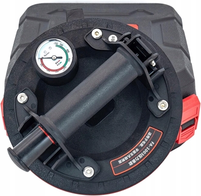 Attēls no Uchwyt-Przyssawka próniowa do szyb z manometrem 200mm 170kg (10)