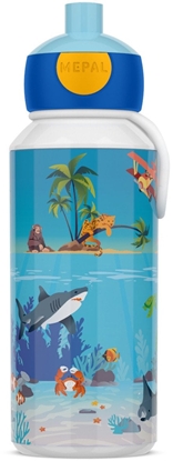 Picture of U-grow Butelka dla dzieci pop-up campus 400 ml tropical ocean