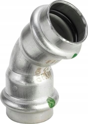 Attēls no uk 45° z SC 18 stal szlachetna - nierdze / blyszczacycznik do rur