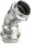 Picture of uk 45° z SC 18 stal szlachetna - nierdze / blyszczacycznik do rur