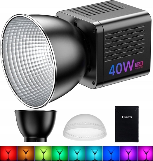 Picture of Ulanzi Lampa Led Rgb Gwint 1/4"" Studyjna Filmowa Owietlenie Cige Studio 2500-6500k Ulanzi / L024 / 40w