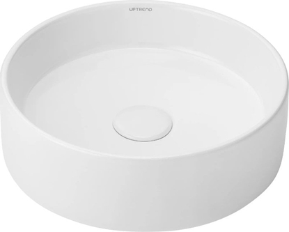 Picture of Umywalka ceramiczna nablatowa okrga, powoka UP-CLEAN, cianki UP-SLIM Kaya poysk biaa