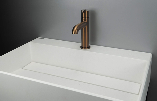 Изображение Umywalka Deante Deante Umywalka granitowa nablatowa  - z maskownic