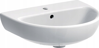 Picture of Umywalka Geberit Geberit Selnova Umywalka kompaktowa, B50cm, H18cm, T41cm, z przelewem, z otworem na bateri [20]