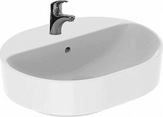 Picture of Umywalka Koo Variform umywalka eliptyczna 50cm stawiana na blat z otworem na baterie (500775016)