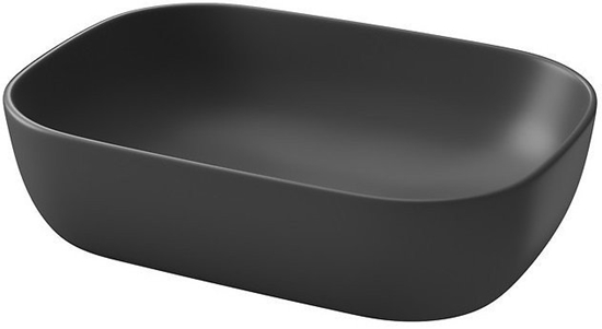 Picture of UMYWALKA NABLATOWA MODUO 50 PROSTOKTNA ANTRACYT MAT BOX