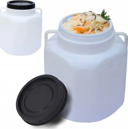 Изображение UN Beczka plastikowa, biaa, 20L