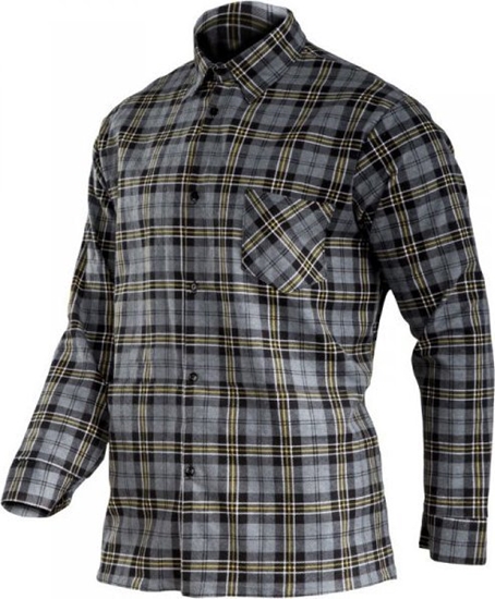 Picture of UN KOSZULA FLANELOWA ROCKER SZARA, POLSKA ROZMIAR L