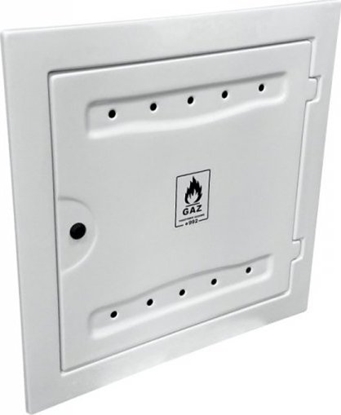 Attēls no UN OSÅONA LICZNIKA GAZU Z TWORZYWA 120*600*600MM BIAÅA