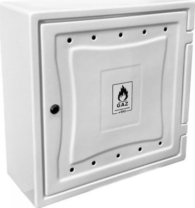 Attēls no UN OSÅONA LICZNIKA GAZU Z TWORZYWA 240*600*600MM Z PLEC.BIAÅA