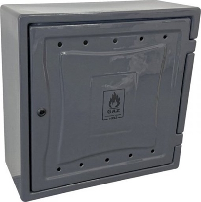 Attēls no UN OSÅONA LICZNIKA GAZU Z TWORZYWA 240*600*600MM Z PLEC.GRAFIT