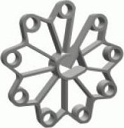 Attēls no UN PODKÅADKA PLASTIKOWA PUNKTOWA PADIX 25/8-16 RING