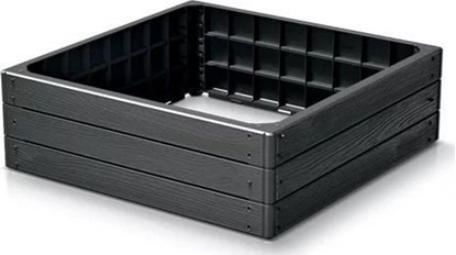 Attēls no UN RABATA OGRODOWA BASE WOODY IBWS 756X756X250MM - ANTRACYT (1 SZT)