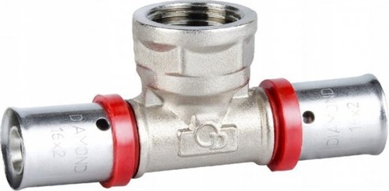 Picture of UN TRÓJNIK ZAPR. EN 1254-8, 3/4X20X20.DZ. PEX-AL-PEX CHROM (1 SZT)