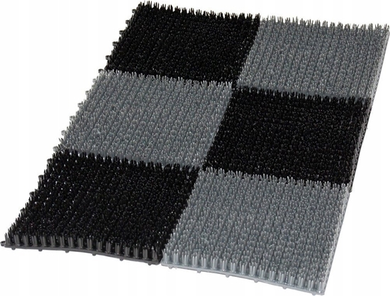 Picture of UN WYCIERACZKA TRAWKA PLASTIKOWA 6-CZÄÅCIOWA 36*55CM BLACK/GREY