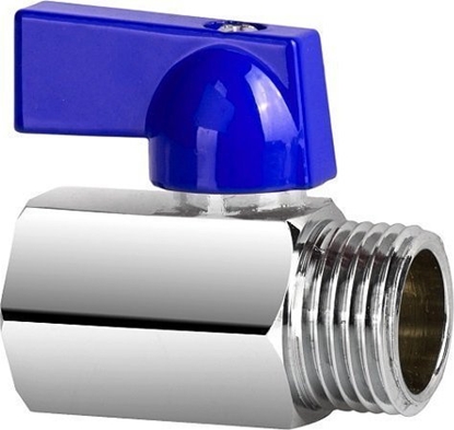 Attēls no UN Zawór kulowy 1/2' Mini WZ Chrom Zimna