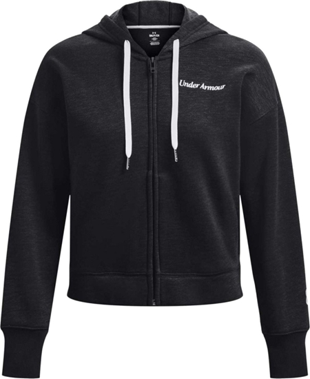 Picture of Under Armour Under Armour Essential Fleece Script FZ Hoodie 1374106-001 Czarne XS