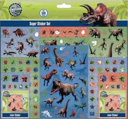 Picture of Undercover Zestaw Naklejek - Dinozaury - 500szt.