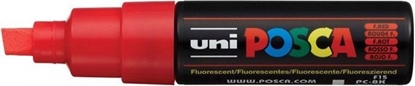 Attēls no Uni MARKER PLAKATOWY UNI POSCA PC-8K FLUORESCENCYJNY CZERWONY