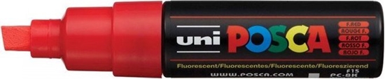 Picture of Uni MARKER PLAKATOWY UNI POSCA PC-8K FLUORESCENCYJNY CZERWONY