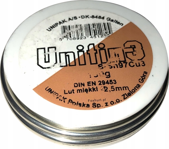 Picture of Unipak Lut mikki S-Sn97Cu3 2,5mm 100g - 4514230