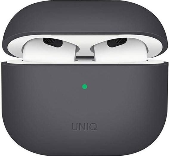 Изображение Uniq Etui ochronne Lino do Apple AirPods 3 szare
