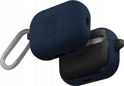 Изображение Uniq Etui UNIQ Clyde Lock Case Apple AirPods 1 / 2 niebiesko-ciemnoszary/royal blue-dark grey
