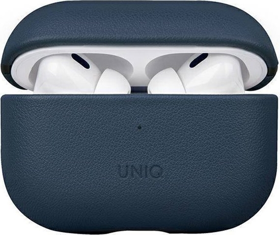 Picture of Uniq Etui Terra Apple AirPods Pro 2 Genuine Leather niebieski/niebieski przestrzenny